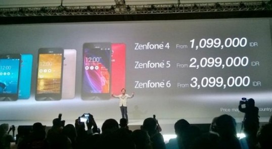 Asus Zenfone series price